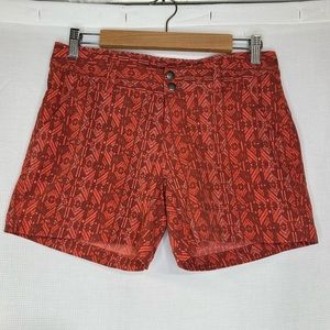 Columbia Omni-Shield Women’s Saturday Tech Shorts Size 6 Aztec Pattern